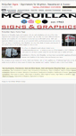 Mobile Screenshot of mcquillansigns.co.uk