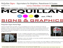 Tablet Screenshot of mcquillansigns.co.uk